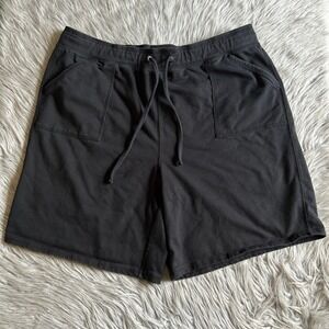 Zoey & Beth Shorts Womens‎ Size 3X Black Stretch Waistband Drawstring